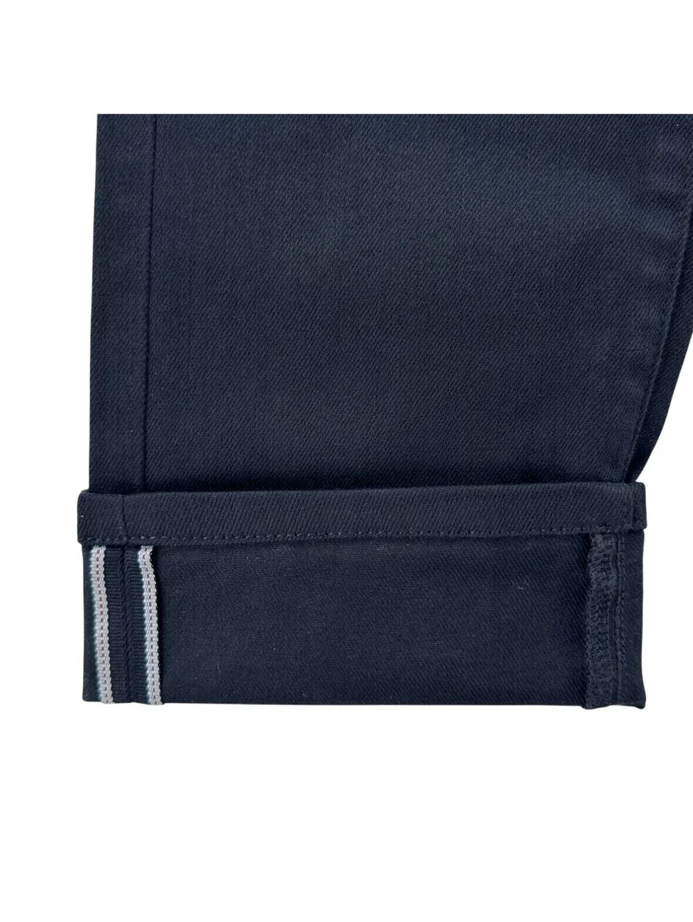 Uniqlo Black Slim Straight Selvedge Jeans 30 x 29